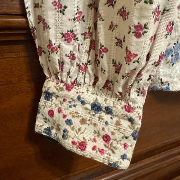 Sezane tiny shirt patchwork mini flowers - Picture 5 of 8
